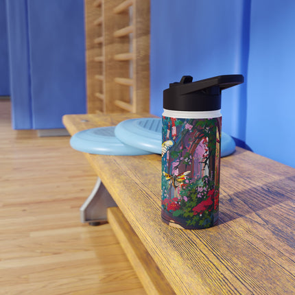 Neon Swarm Stainless Steel Water Bottle