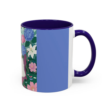 The Ladies Of The Blossoming Vanity Colorful Mugs – Art Deco Floral Elegance
