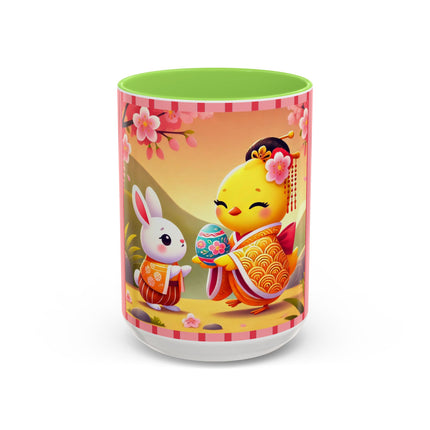 Whimsical Springtime Exchange Colorful Mugs (11oz, 15oz)