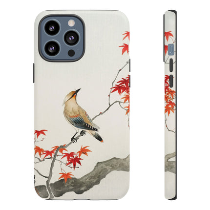 Japanese Bird on Maple by Ohara Koson Phone Cases