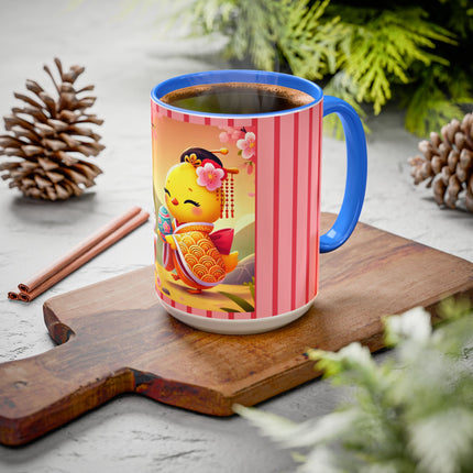 Whimsical Springtime Exchange Colorful Mugs (11oz, 15oz)