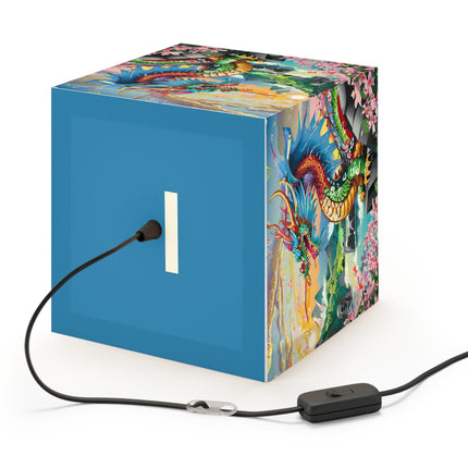 Chinese Dragon Light Cube Lamp