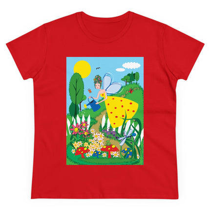 Garden Magic Women's Midweight Cotton Tee