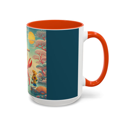 The Celestial Crab Navigator Colorful Mugs (11oz, 15oz)