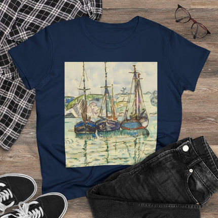 Le Trieux Paul Signac Women's Midweight Cotton Tee
