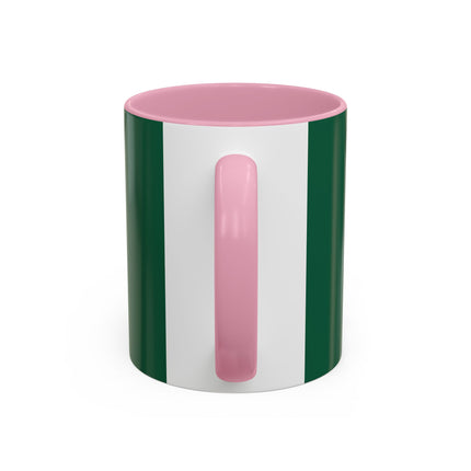🖤🔥 The Lady Of The Christmas Hearth Colorful Mug – Art Deco Holiday Elegance