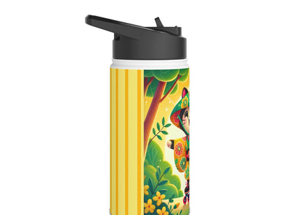 Firefly Dance on Wheels Stainless Steel Water Bottle, Standard Lid