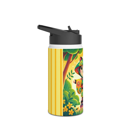 Firefly Dance on Wheels Stainless Steel Water Bottle, Standard Lid