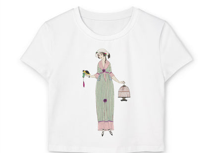 Illustrated Elegance – Parisian Fashion Tee