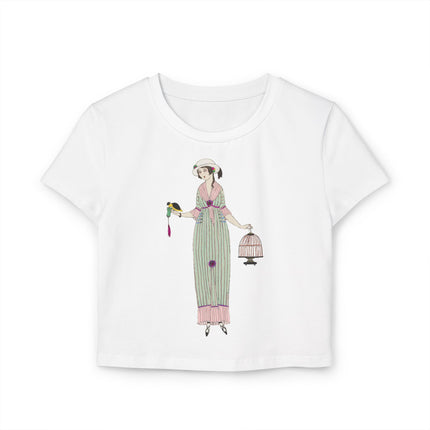 Illustrated Elegance – Parisian Fashion Tee