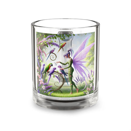Lavender-Winged Fairy Glass Mug, 10oz