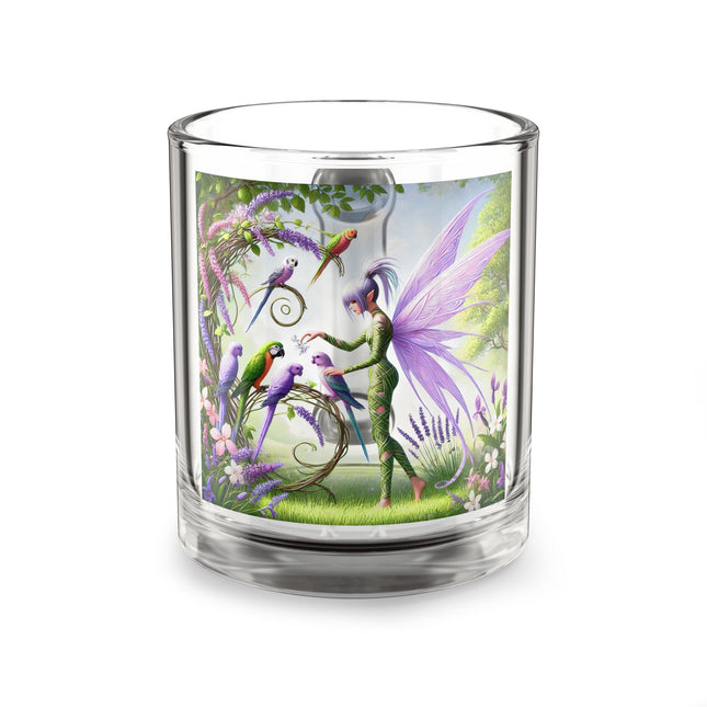 Lavender-Winged Fairy Glass Mug, 10oz