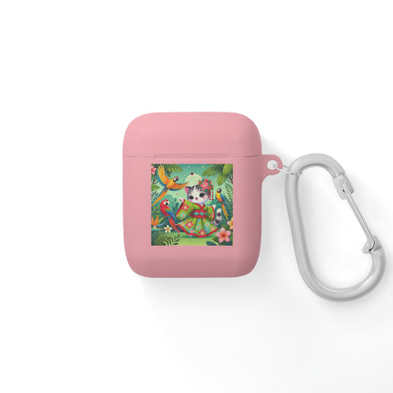 Parrot Dance of the Geisha Kitten AirPods and AirPods Pro Case