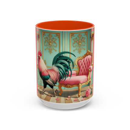 The Salon Rooster Colorful Mugs (11oz, 15oz)
