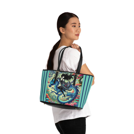 Mystic Guardian of the Sky PU Leather Shoulder Bag