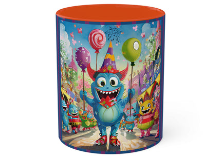 Monster Parade Madness Colorful Mugs, 11oz