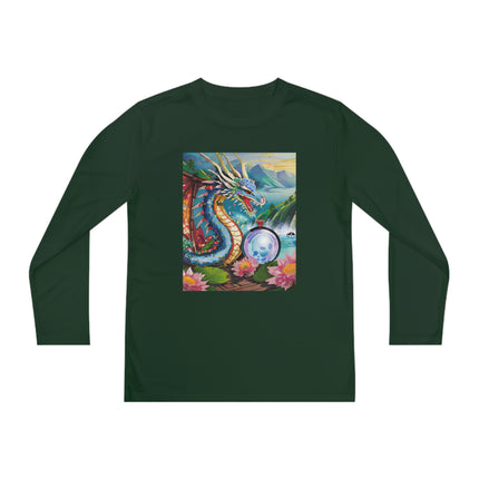 Wisdom's Guardian Youth Long Sleeve Competitor Tee – Dragon Magic & Ancient Wisdom