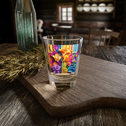 The Graceful Freesia Shot Glass, 1.5oz