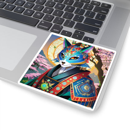 Cyberpunk Samurai Kiss-Cut Stickers (4 Sizes)