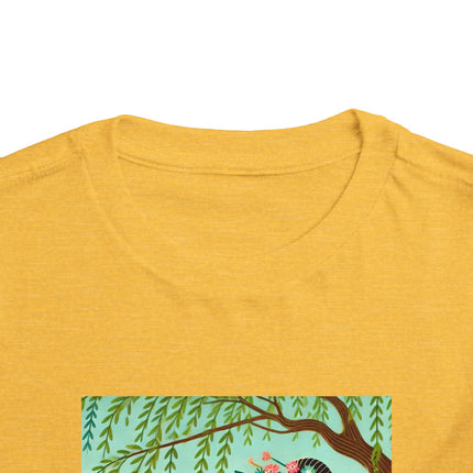 Sparrow Dance Geisha Fairy Toddler Short Sleeve Tee