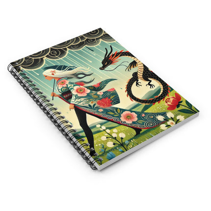 The Dragon Fairy’s Stride Spiral Notebook - Ruled Line