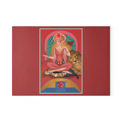 July & Ruby Zodiac Glass Cutting Board
