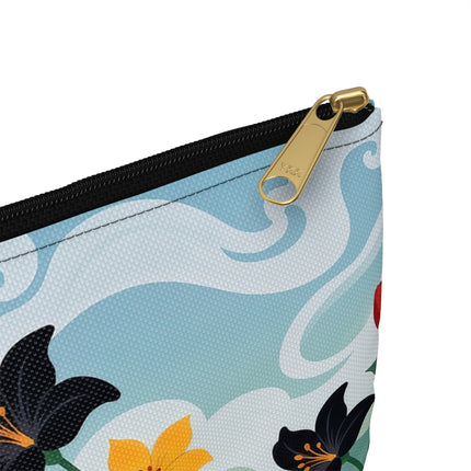 🌹🎭 The Lady Of The Little Dancer Accessory Pouch – Art Deco Floral Fantasy