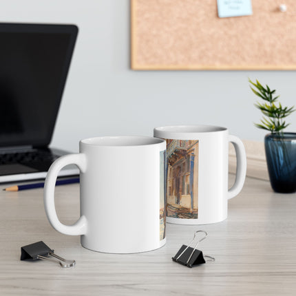 Gondola Moorings on the Grand Canal by John Singer Sargent Ceramic Mug (11oz, 15oz)