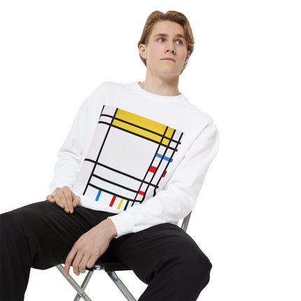 Place de la Concorde by Piet Mondrian Garment-Dyed Sweatshirt