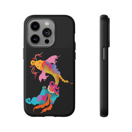Golden Koi Phone Case – Lucky Swim & Vibrant Fortune