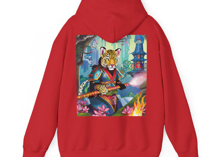Cyberpunk Leopard – Heavy Blend™ Hooded Sweatshirt