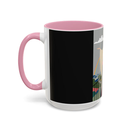 Rainbow Reverie Colorful Mugs – Elegant Renewal & Serene Beauty