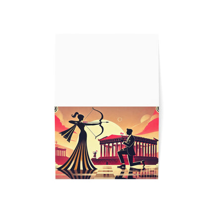 Art Deco Valentine's Romance Greeting Cards (1, 10, 30, and 50pcs)