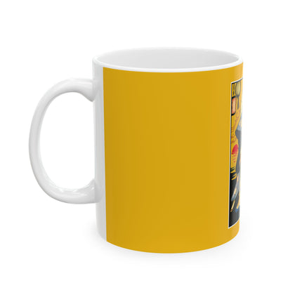 Golden Embrace Ceramic Mug 11oz