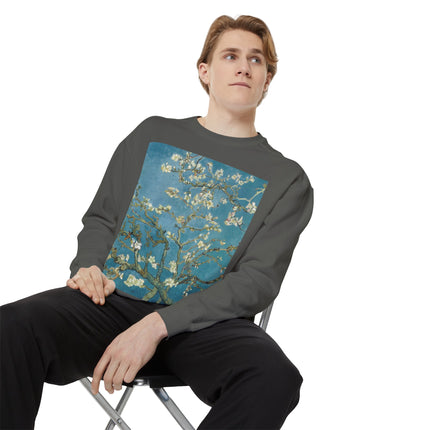 Almond Blossom by Vincent van Gogh Unisex Garment-Dyed Sweatshirt