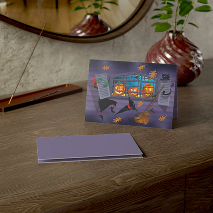 Whimsical Halloween Mischief Greeting Cards (1, 10, 30, and 50pcs)