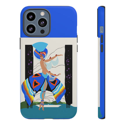 Exotic Dancer Phone Case – Vibrant Performance & Art Deco Flair