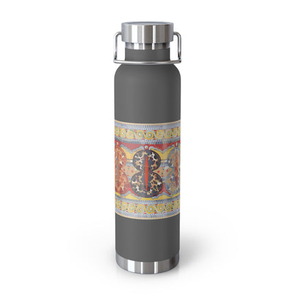 Reproduction of the Shield Frieze by Emile Gilliéron Copper Vacuum Insulated Bottle, 22oz