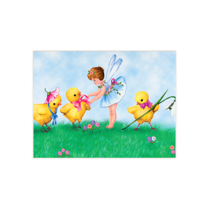 The Fairy’s Springtime Welcome Ceramic Tile