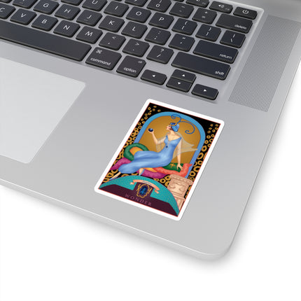 September & Sapphire (from the Gem Series) by Sofia Chiostri Copper Kiss-Cut Stickers (4 Sizes)