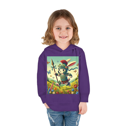 Rabbit Gladiator Toddler Pullover Fleece Hoodie
