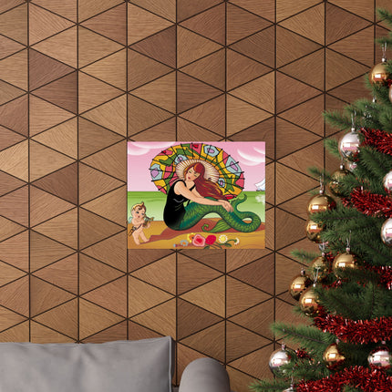 Siren Serenade Premium Matte horizontal posters