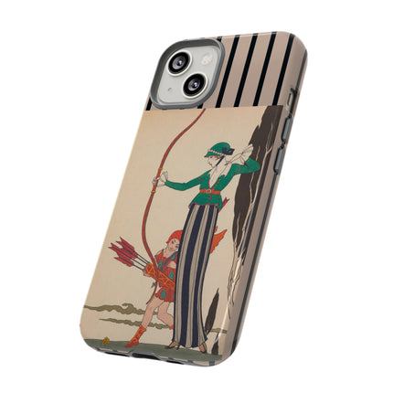 L'Arc Rouge by George Barbier Phone Cases