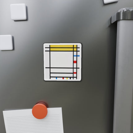 Place de la Concorde by Piet Mondrian Die-Cut Magnets (5 Sizes)