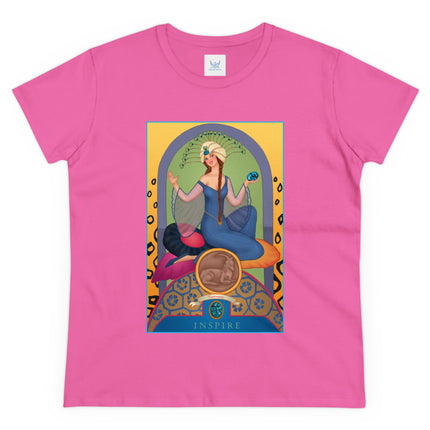 December & Tanzanite (from the Gem Series) by Sofia Chiostri Women's Midweight Cotton Tee