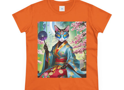 Cyberpunk Geisha Cotton Tee