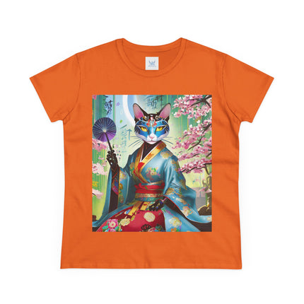 Cyberpunk Geisha Cotton Tee