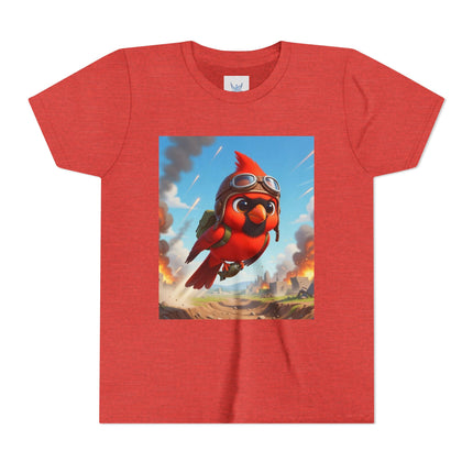 Cardinal Dive Bomber Youth Short Sleeve Tee