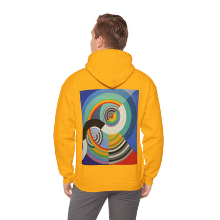 Rythme No. 3 by Robert Delaunay Heavy Blend™ Hooded Sweatshirt