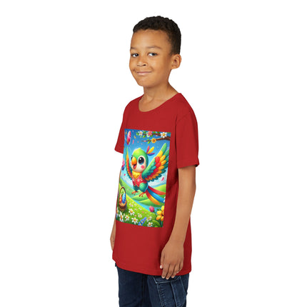 Easter Parrot Youth Short Sleeve Tee